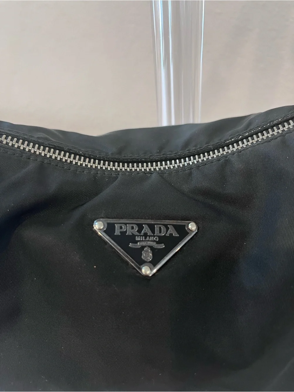PRADA VINTAGE TESSUTO NYLON HOBO.